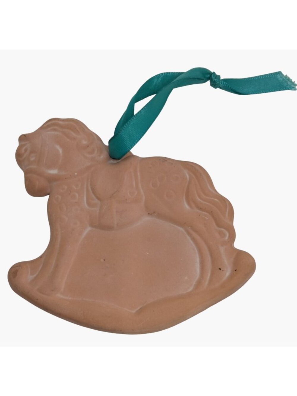 Rocking Horse Christmas Ornament Terra Cotta Western